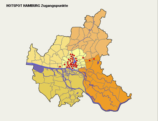 Hotspots in Hamburg