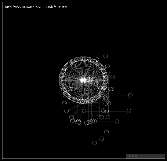 Web Stalker Map der Seiten von 3000